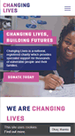 Mobile Screenshot of changing-lives.org.uk